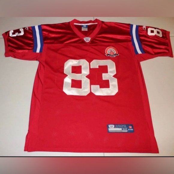 NFL Anniversary Season New England Patriots Wes Walker #83 Sewn Jersey 52 Reebok - Picture 1 of 5